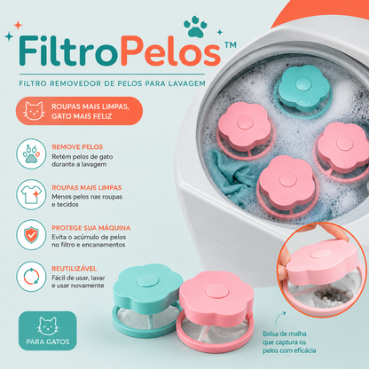 Kit 5 Coletores de Pelos