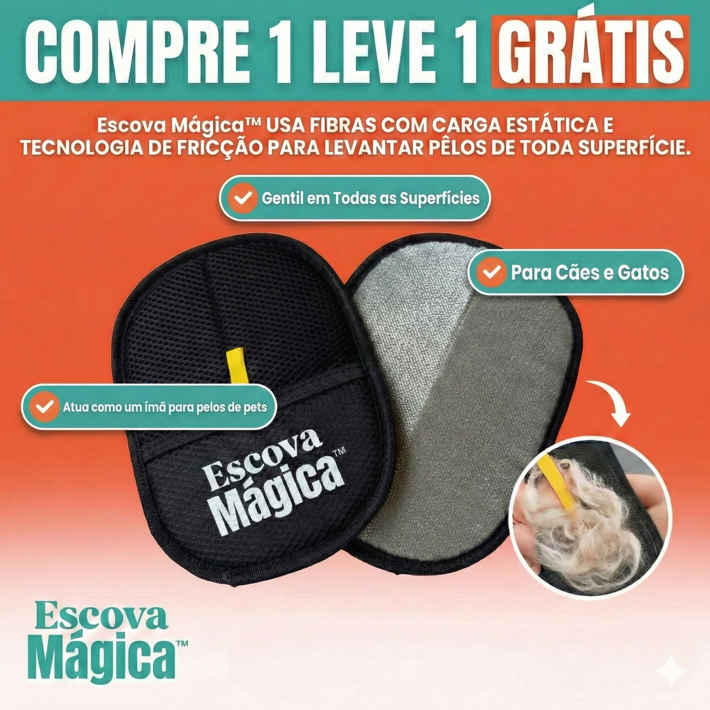 Escova Mágica™ - Compre 1 Leve 1 GRÁTIS