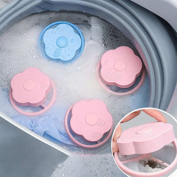 Kit com 4 Coletores de Pelos para Máquina de Lavar